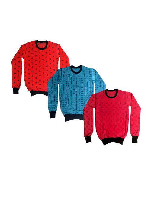 girls round neck printed sweatshirt set - 19719614 - Very Small Image - 1
