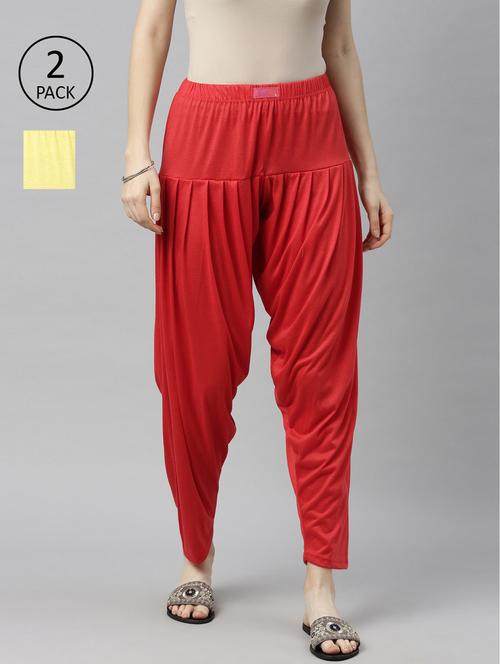 jcss women's regular fit patiyala combo - 19719754 - Very Small Image - 1