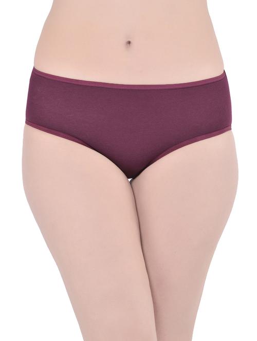 purple poly spandex hipster panty - 19720379 - Very Small Image - 1