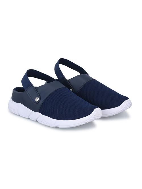 navy mesh clogs - 19720480 - Very Small Image - 1