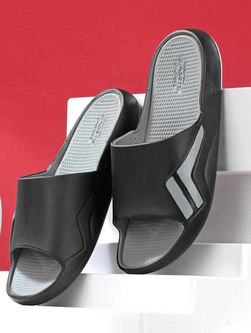 multi colored leatherette slip on flip flops - 19720508 - Very Small Image - 1