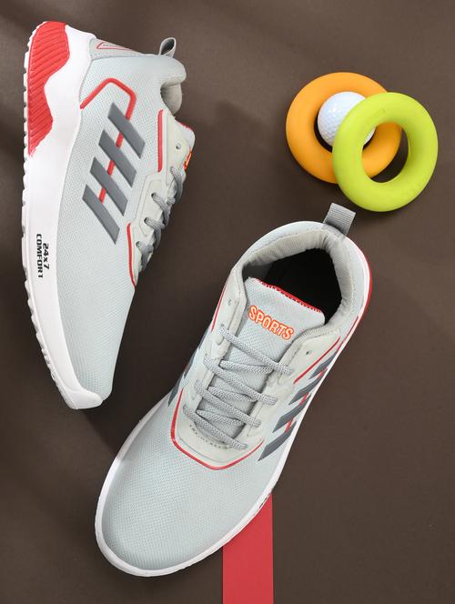 solid mesh lace up sport shoe - 19720580 - Very Small Image - 1
