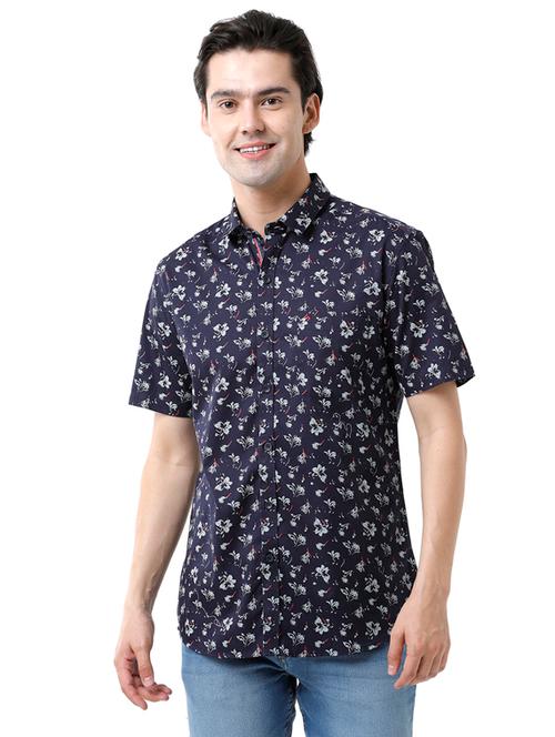 mens printed casual shirt - 19722561 - Very Small Image - 1