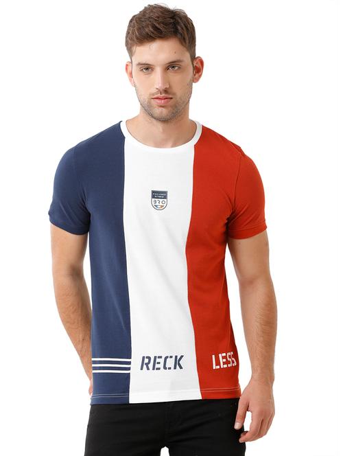 colour blocked regular t-shirt - 19723046 - Very Small Image - 1