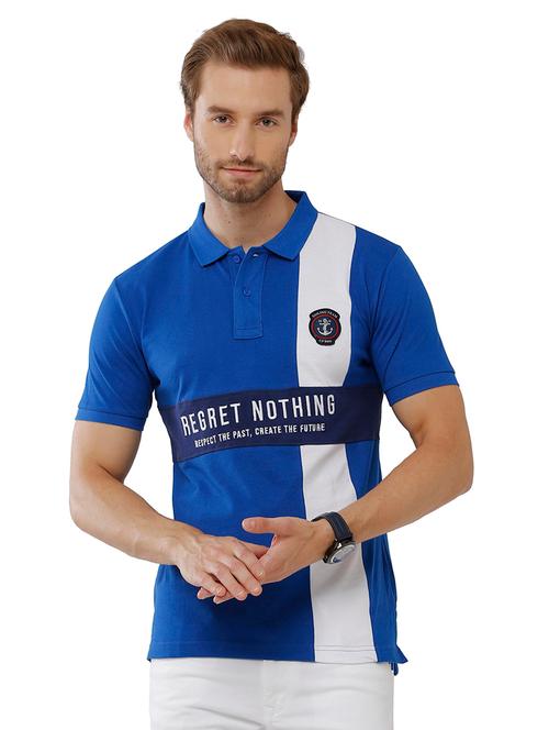 color blocked polo t-shirt - 19723107 - Very Small Image - 1