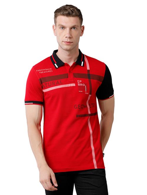 color blocked polo t-shirt - 19723120 - Very Small Image - 1