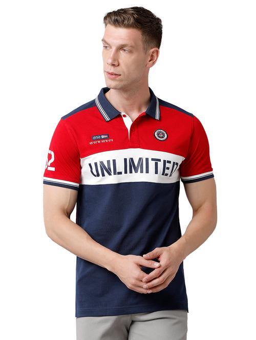 color blocked polo t-shirt - 19723126 - Very Small Image - 1