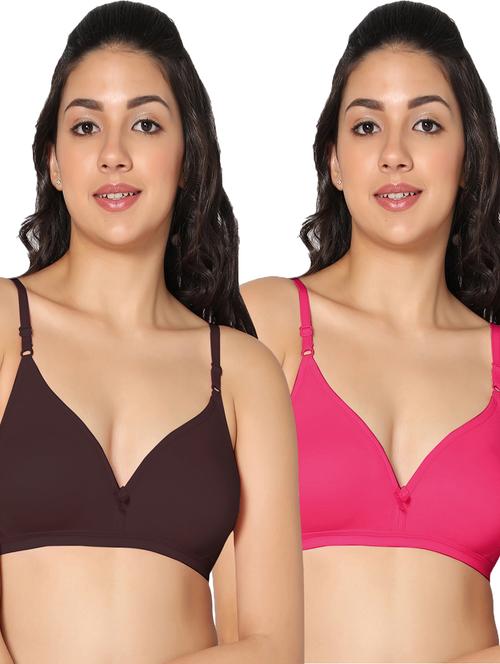 pack of 2 solid t-shirt bra - 19723936 - Very Small Image - 1