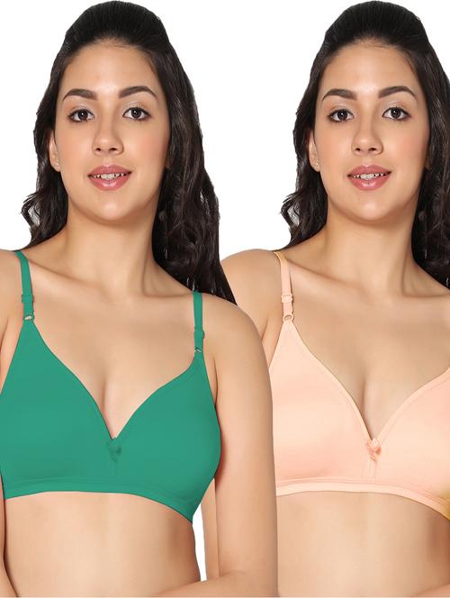 pack of 2 solid t-shirt bra - 19723947 - Very Small Image - 1