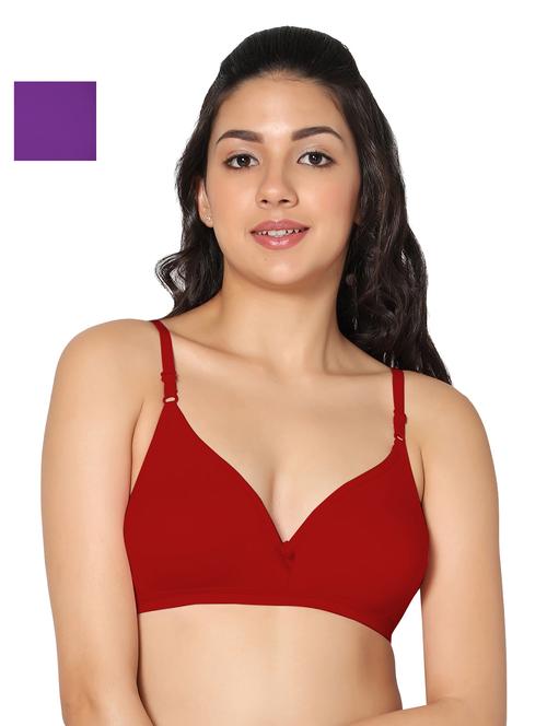 multi colored cotton combos bra - 19725013 - Very Small Image - 1