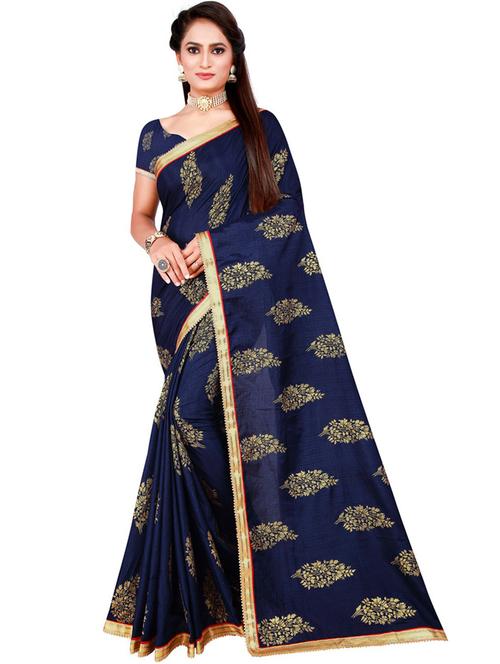 self designed printed saree set - 19727510 - Very Small Image - 1