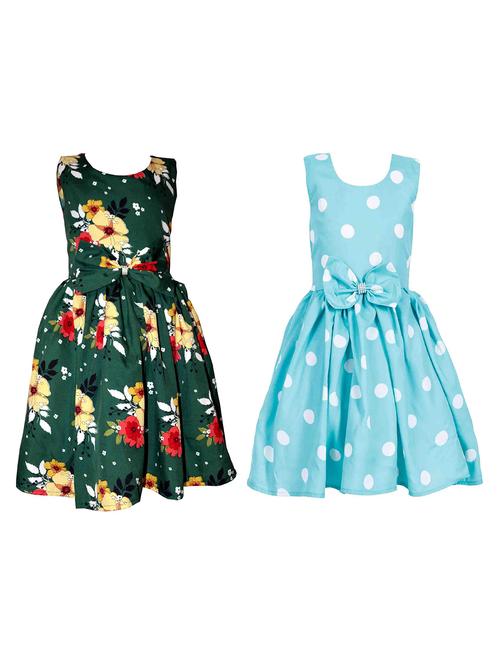 pack of 2 printed frocks - 19731266 - Very Small Image - 1
