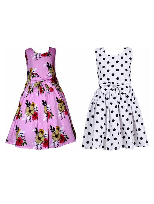 pack of 2 printed frocks - 19731301 - Very Small Image - 1
