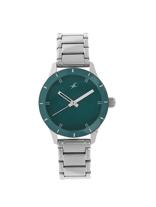 fastrack monochrome analog green dial women's watch-nn6078sm01 - 19735837 - Very Small Image - 1