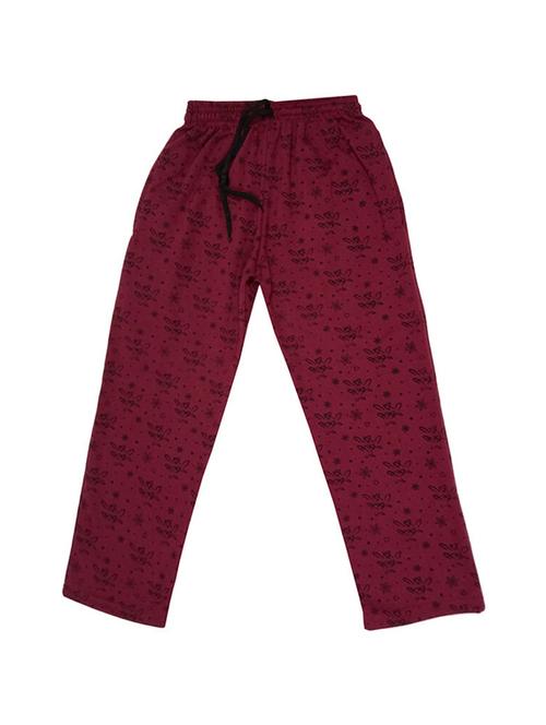 maroon printed lower - 19740020 - Very Small Image - 1