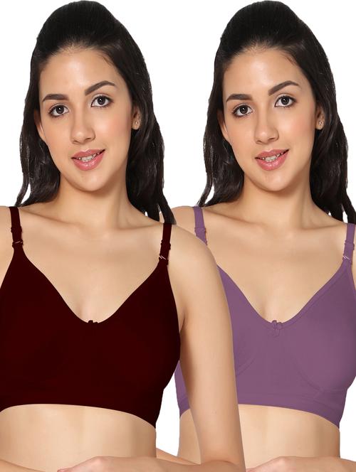 pack of 2 solid t-shirt bra - 19741383 - Very Small Image - 1