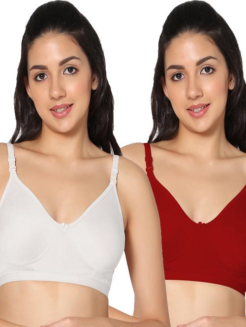 pack of 2 solid t-shirt bra - 19741417 - Very Small Image - 1