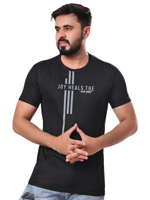 round neck printed regular t-shirt - 19743111 - Very Small Image - 1