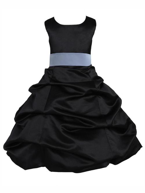 girls round neck sleeveless frock - 19743634 - Very Small Image - 1