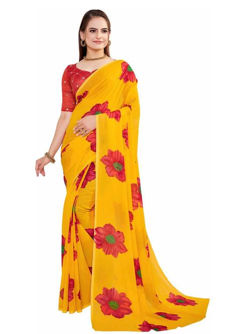 self designed printed saree - 19744056 - Very Small Image - 1