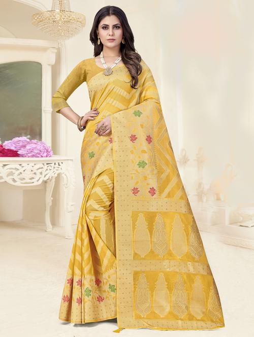 self designed woven saree - 19744127 - Very Small Image - 1