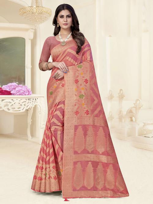 self designed woven saree - 19744131 - Very Small Image - 1