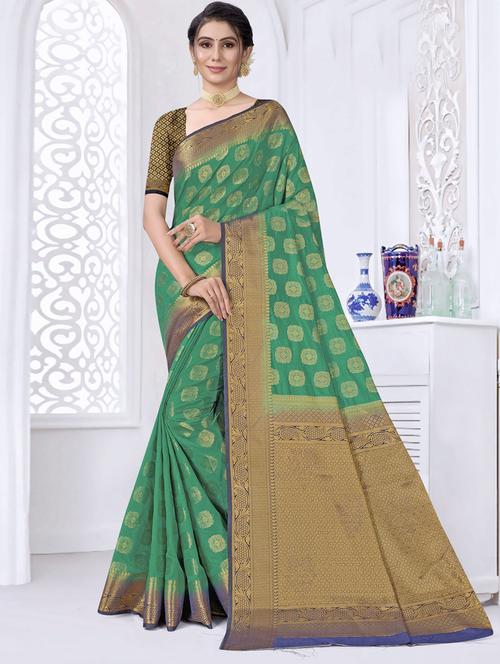 self designed woven saree - 19744132 - Very Small Image - 1