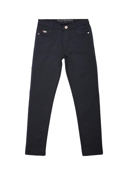 jeans navy blue cotton blend regular - 19745734 - Very Small Image - 1