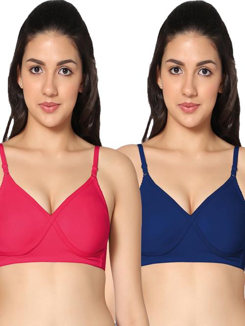 pack of 2 solid t-shirt bra - 19746169 - Very Small Image - 1