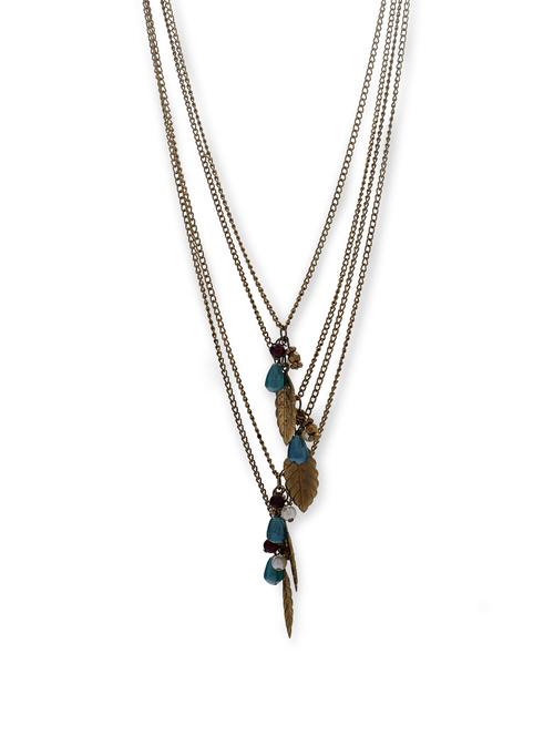 autumn multi-chain necklace - 19747 - Very Small Image - 1