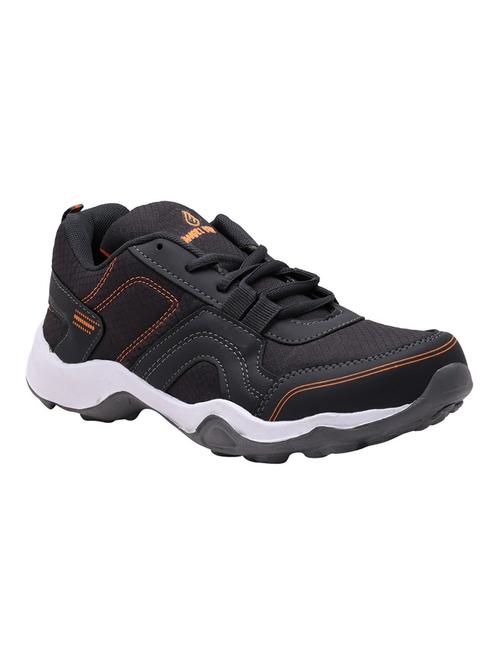 grey solid sport shoes - 19747355 - Very Small Image - 1