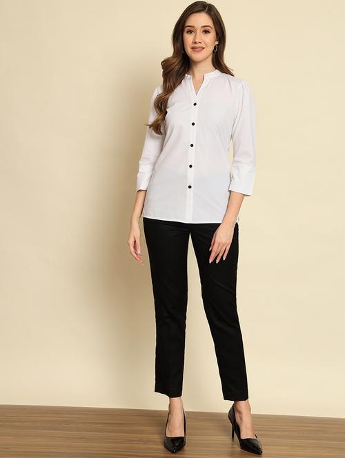 solids cotton regular shirt - 19747644 - Very Small Image - 1