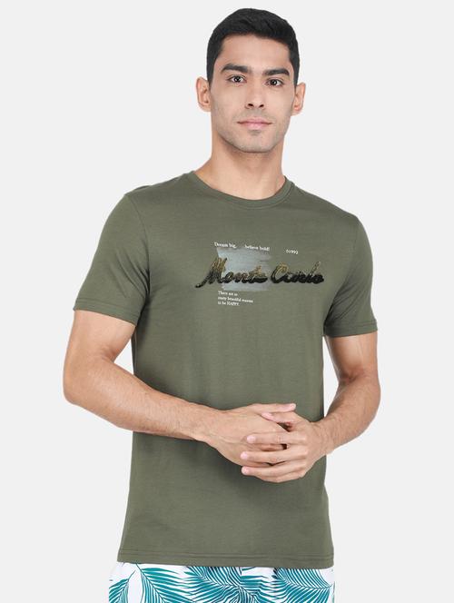 round neck printed regular t-shirt - 19748605 - Very Small Image - 1