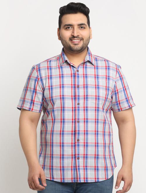 mens checks casual shirt - 19750115 - Very Small Image - 1