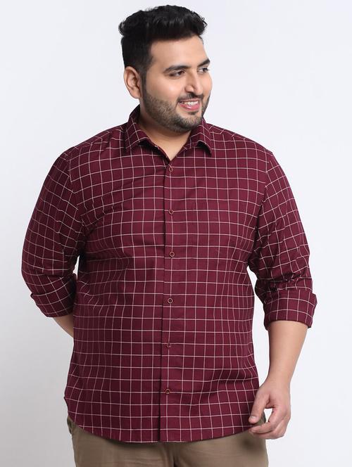 mens checks casual shirt - 19750132 - Very Small Image - 1