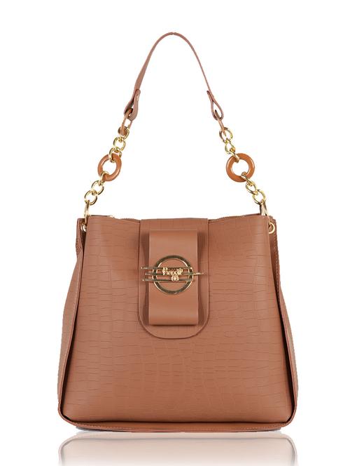 tan cotton polyester blend handbag - 19750690 - Very Small Image - 1