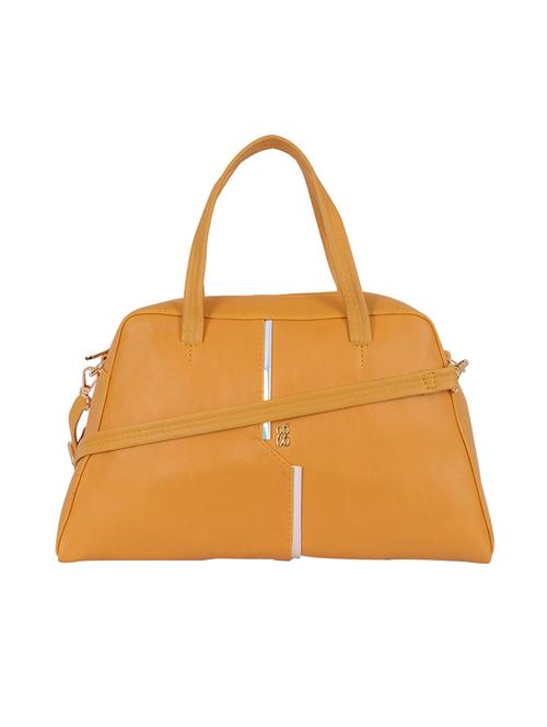 yellow cotton polyester blend handbag - 19750716 - Very Small Image - 1