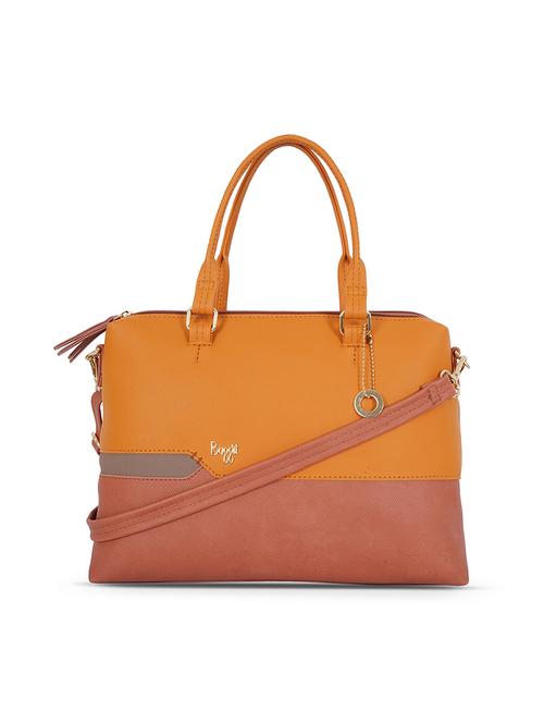 red cotton polyester blend regular satchel - 19750809 - Very Small Image - 1