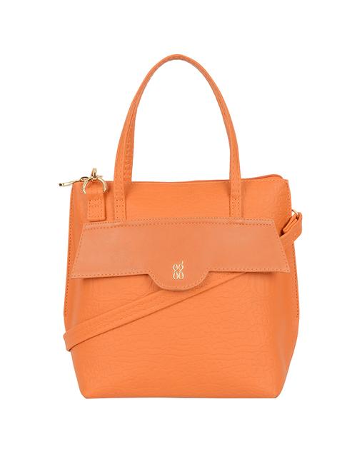 orange cotton polyester blend handbag - 19750945 - Very Small Image - 1