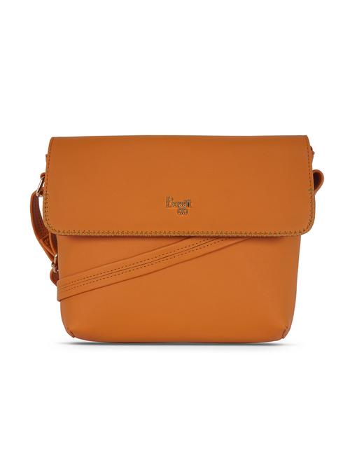 orange cotton polyester blend sling bag - 19751008 - Very Small Image - 1