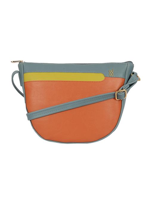 grey cotton polyester blend sling bag - 19751028 - Very Small Image - 1