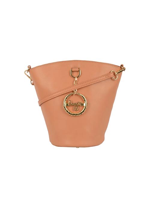 orange cotton polyester blend sling bag - 19751121 - Very Small Image - 1