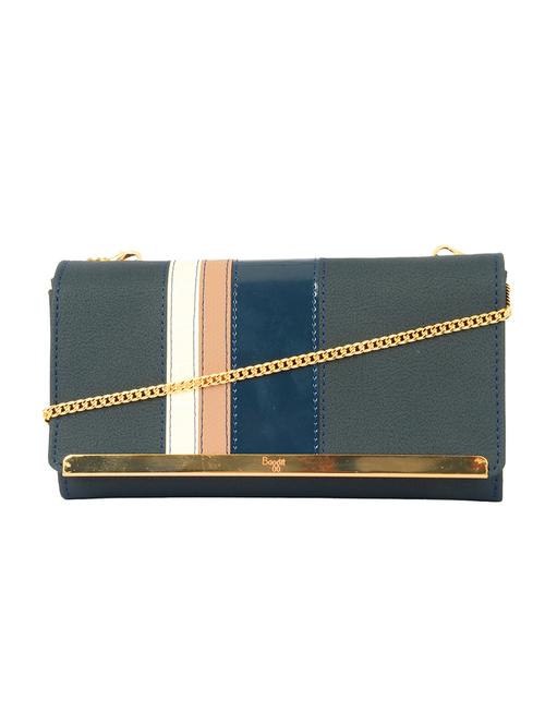 blue cotton polyester blend wallet - 19751311 - Very Small Image - 1