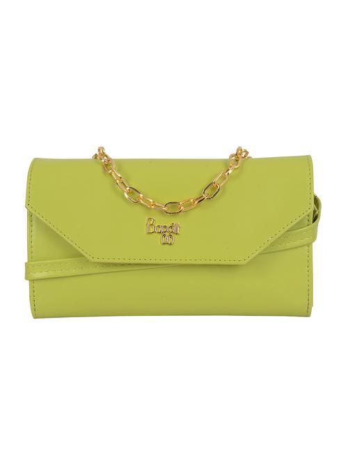 green cotton polyester blend wallet - 19751317 - Very Small Image - 1