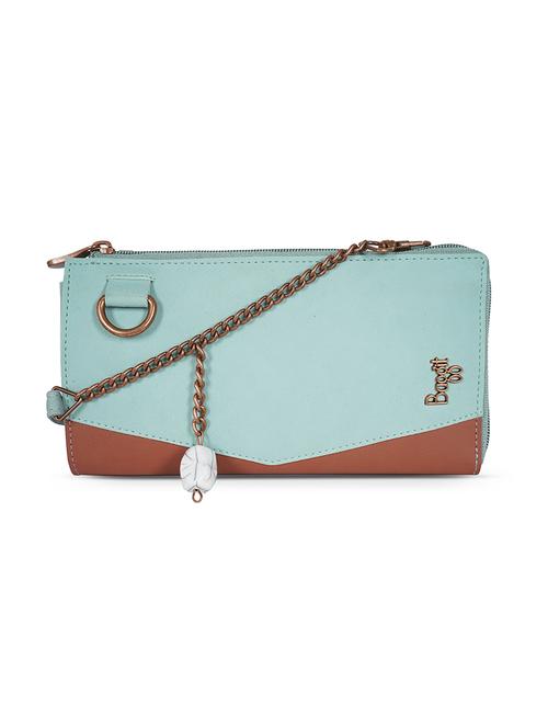 blue cotton polyester blend wallet - 19751321 - Very Small Image - 1