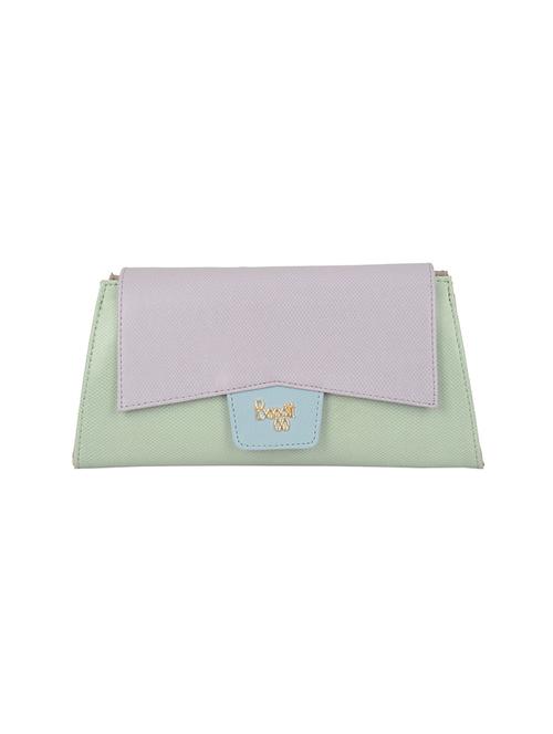 green cotton polyester blend wallet - 19751324 - Very Small Image - 1