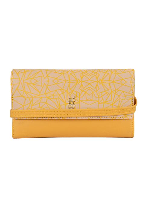 yellow cotton polyester blend wallet - 19751341 - Very Small Image - 1
