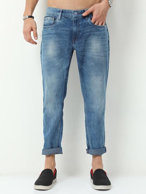mens slim fit plain jeans - 19751417 - Very Small Image - 1