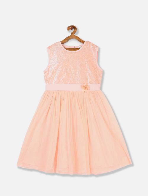 pink cotton frock - 19751603 - Very Small Image - 1