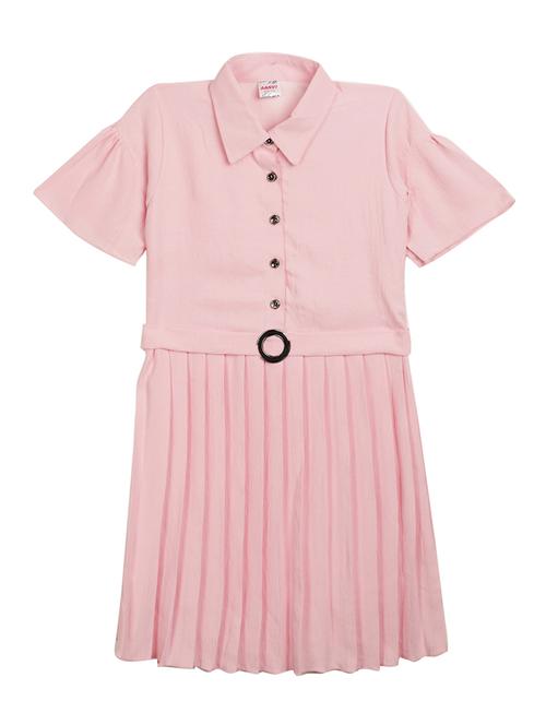 girls collared short sleeves frock - 19751618 - Very Small Image - 1